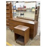 Walnut Dresser & Nightstand