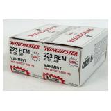 (80) Winchester 223 Rem 45 Gr. JHP Rounds