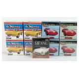 (9) Corvette Model Kits, Ertl, Monogram