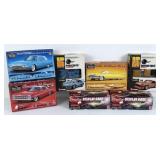 (5) Model Kits & (2) Prestige Display Cases