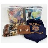 Deer Tapestry, FFA Jacket & Plaque, & Quilts