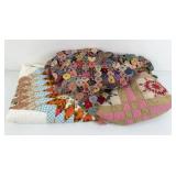 (2) Quilts & Yo-yo Bed Spread