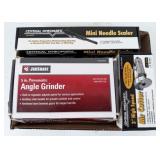 Group of Pneumatic Tools, Angle Grinder, Etc.