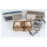 Tektronix Oscilloscope & Heathkit Voltmeter