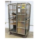 Cannon Equipment Security Cage Cart