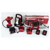 (4) Bauer 20v Cordless Tools
