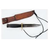 Mid 20th C. KA-BAR USMC Fighting Knife WWII?