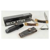 (2) Buck USA #110 & Buck USA #309 Knives