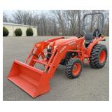 Kubota L2501HST Diesel Tractor, 60 Hours