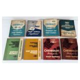 (8) 1955-1977 Chevrolet Service Manuals