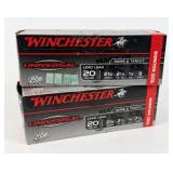 (2) Boxes of (100) Winchester 20 Gauge Shells