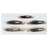 (5) Schrade Pocket Knives