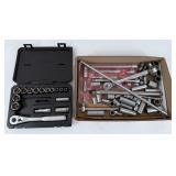 Group of Craftsman 1/2" Drive Ratchets, Sockets