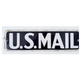 U.S. Mail Porcelain Sign