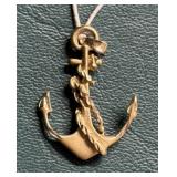 Photo Gallery - 14K Anchor Pendant, Omega Watch
