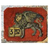 WWI Theater Made Bullion 332nd Infantry Regi Patch