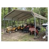 Metal Double Carport