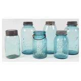 (6) Ball Mason Jars, "Perfect," Etc.