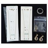 14Kt. Gold Chains, Earrings, & Pin