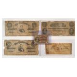 Civil War Era Notes w/ Rare Arkansas