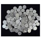 (160) Washington 90% Silver Quarters, 1935-64
