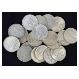 (20) 1922 Peace 90% Silver Dollars
