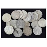 (20) 1922 Peace 90% Silver Dollars