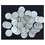 (46) Kennedy Clad 40% Silver Half Dollars
