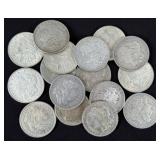 (16) Morgan 90% Silver Dollars