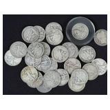 (27) U.S. 90% Silver Half Dollars
