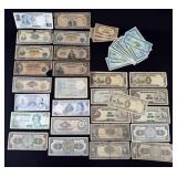 Group of Foreign Paper Currency, Philippines, Etc.