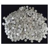 (860) U.S. Mercury 90% Silver Dimes, 1916-1945