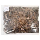 (5,000) Unsearched Lincoln Wheat Pennies