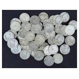 (52) Standing Liberty & Washington Silver Quarters