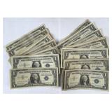 (43) Series 1957 $1 Silver Certificates