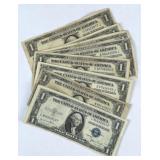 (13) Series 1935 $1 Silver Certificates