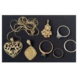 Group of 14Kt. Gold Jewelry