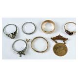18Kt. & 10Kt. Gold Jewelry Items