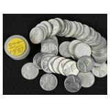 (48) BU 1943 Steel Lincoln Cents