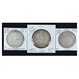 (2) 1899 GB & 1906 French Silver Coins
