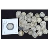 (47) Mercury Silver Dimes, 1916-1930