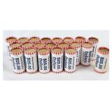 (21) Unc. Rolls U.S. Presidential $1 Dollar Coins