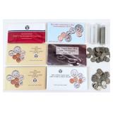 Group of U.S. Coins, Nickels, Coin Sets