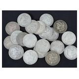 (20) 1880's Morgan 90% Silver Dollars