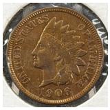 Gem BU 1906 Indian Cent