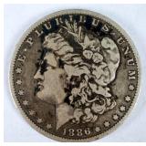 1886 O Morgan 90% Silver Dollar