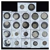 (22) World Silver Coins