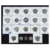 (20) Liberty Head Five Cent Nickels, 1896-1912