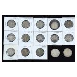 (15) Philippines 75% Silver 50 Centavos Coins