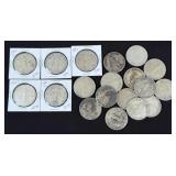 (19) Philippines 90% Silver One Peso Coins
